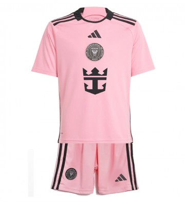 Inter Miami Replica Home Stadium Kit for Kids 2024-25 Short Sleeve (+ pants)